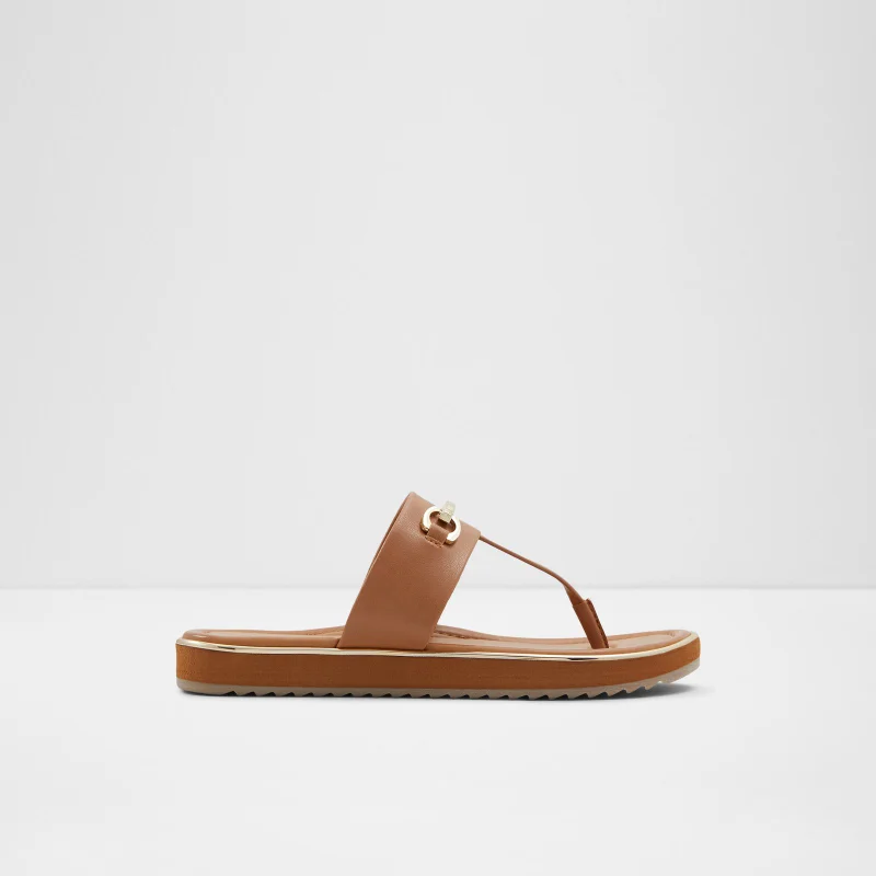 الدو DEVERENA Metal Accent Flatform Sandals